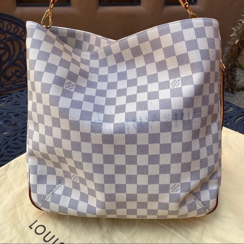 SOLD Louis Vuitton Soffi Damier Azur Hobo - Picture 3 of 14
